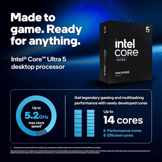 Intel® Core™ Ultra 5 245KF Processor (24M Cache, up to 5.20 GHz) - Image 4