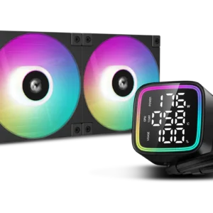Deepcool LD240 240mm ARGB AIO Liquid Cooler With LCD (Black)