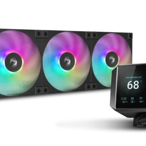 Deepcool Mystique 360 ARGB 360mm AIO Liquid Cooler With 2.8" TFT LCD Screen (Black )