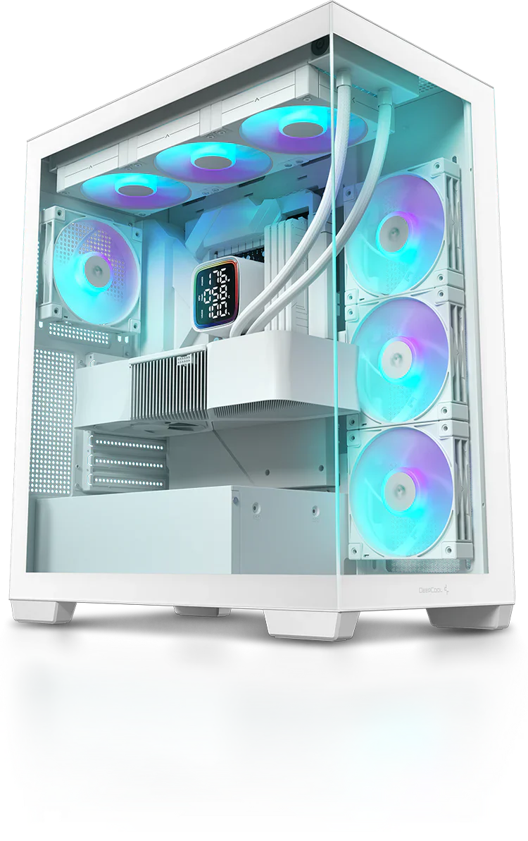 DEEPCOOL CG580 ATX Mid Tower Cabinet ( White )