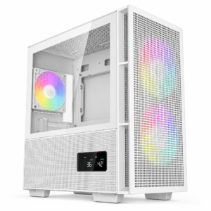DEEPCOOL CH360 Digital ARGB ATX Mid Tower Cabinet (White)