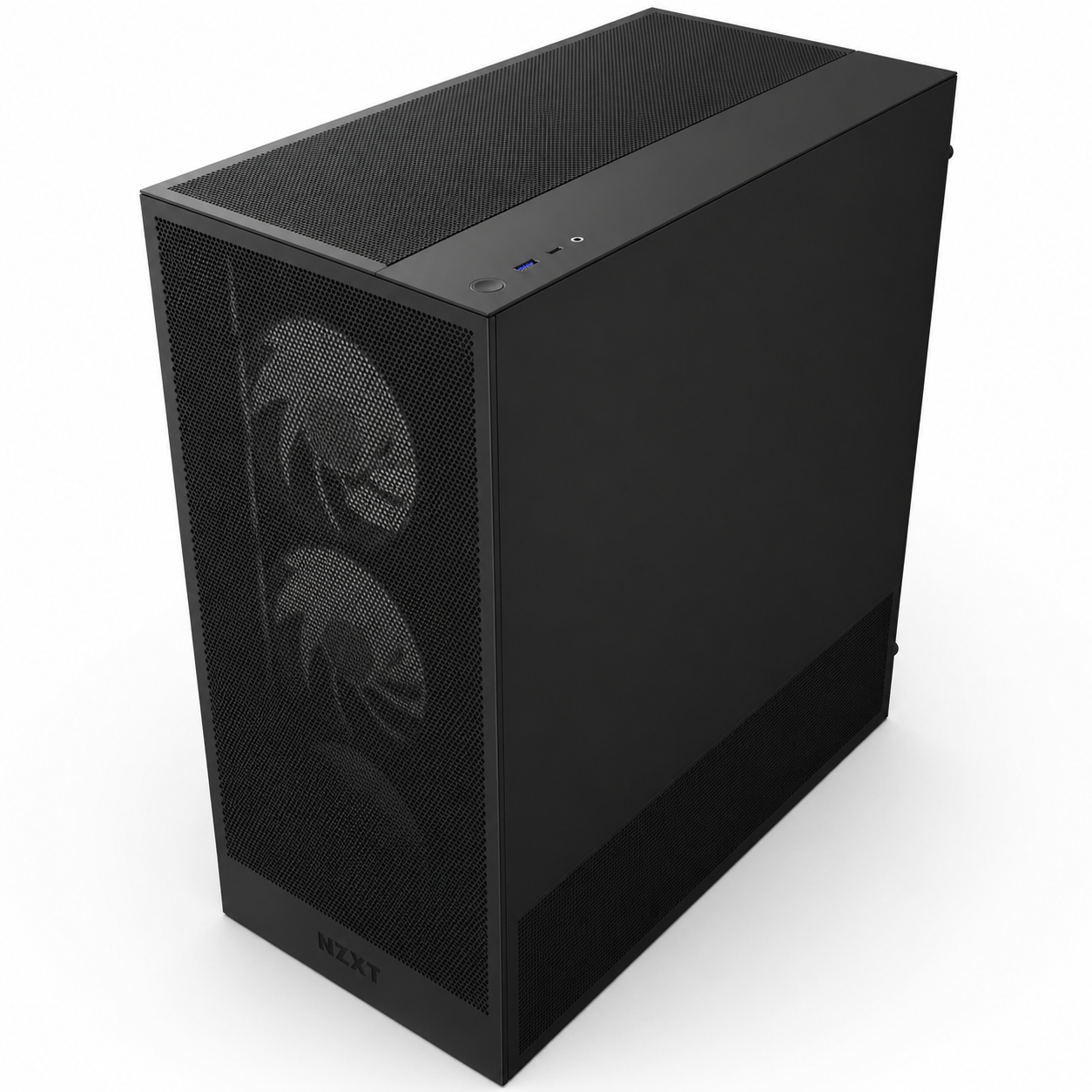 NZXT H5 Flow RGB (2024) Compact Mid-Tower ATX Case Black - Image 2