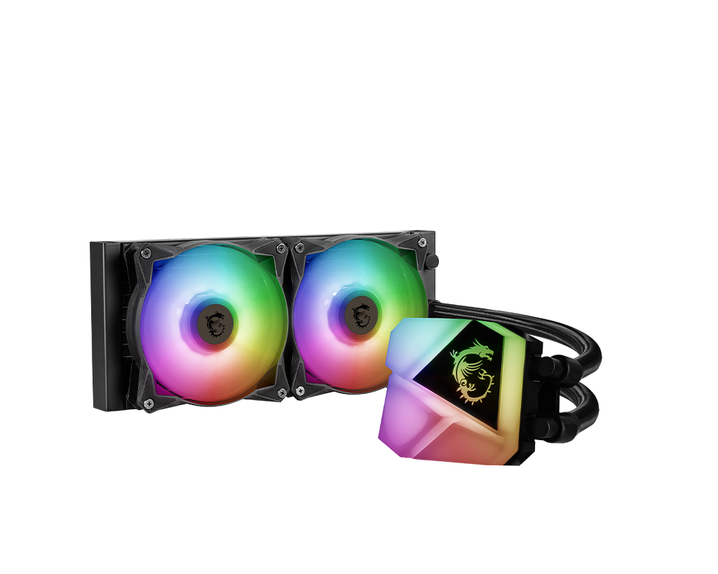 MSI MAG Coreliquid C240 ARGB CPU Liquid Cooler - Image 2