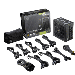 MSI MAG A1000GL 1000W 80 Plus Gold PCIE5 Fully Modular ATX 3.1 PCIe 5.1 Power Supply