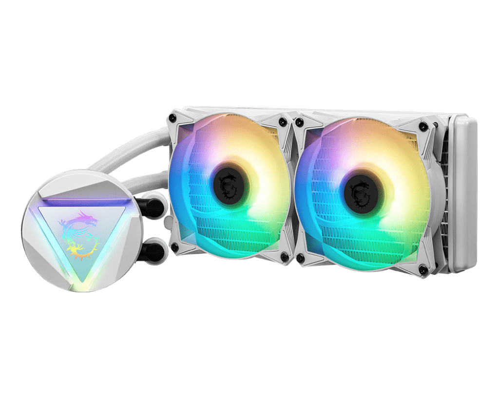MSI MAG CORELIQUID 240R v2 240 White AIO CPU Liquid Cooler - Image 3