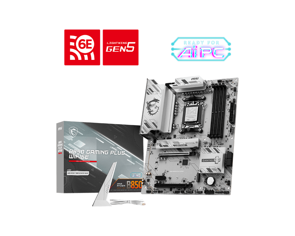 MSI B850 GAMING PLUS WIFI6E Motherboard