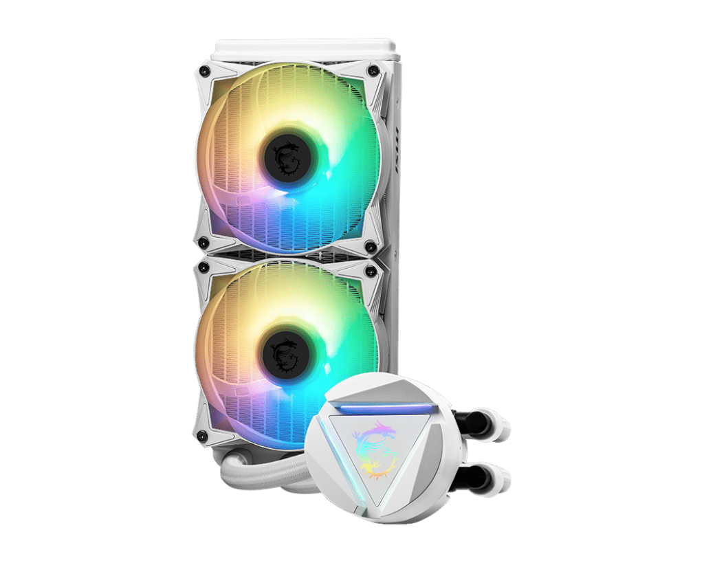 MSI MAG CORELIQUID 240R v2 240 White AIO CPU Liquid Cooler - Image 4