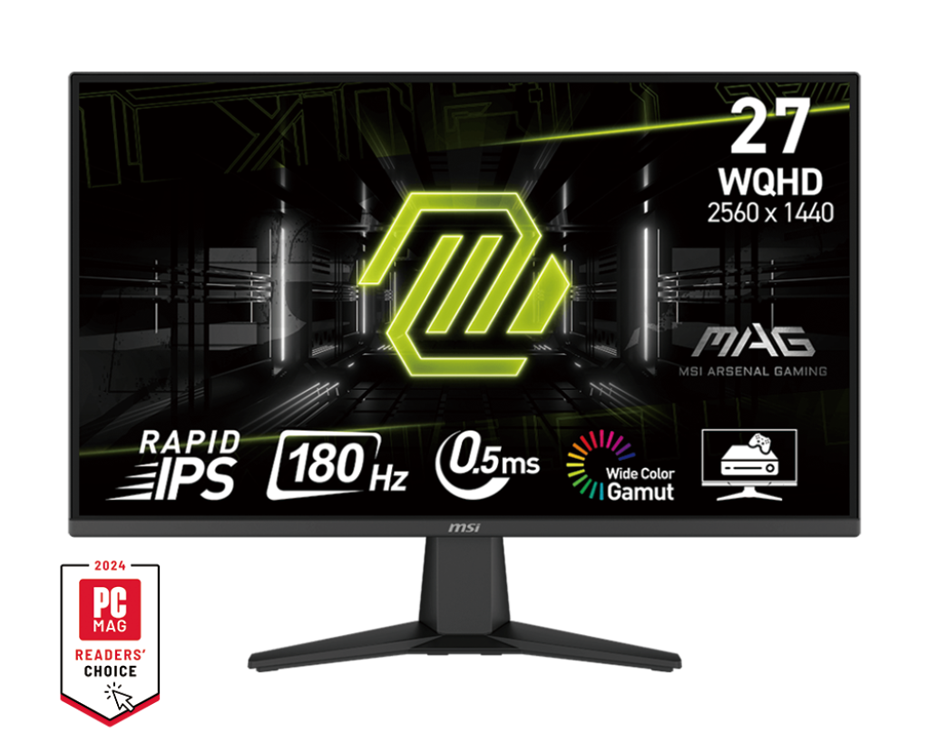 MSI MAG 275F 27" FHD Rapid IPS Panel 180 Hz / 0.5ms Gaming Monitor