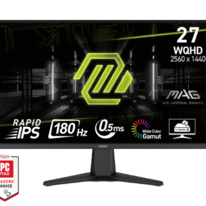 MSI MAG 275QF 27" 2K WQHD Rapid IPS Panel 180Hz / 0.5ms Gaming Monitor