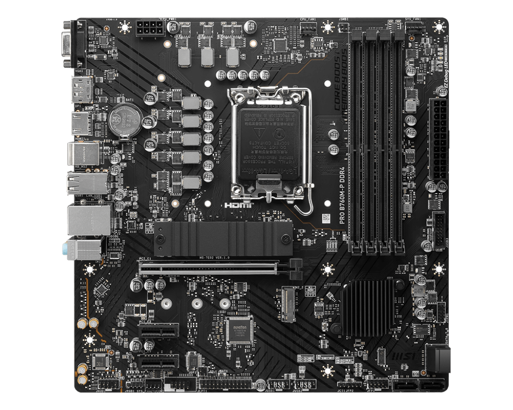 MSI PRO B760M-P DDR4 Motherboard - Image 2