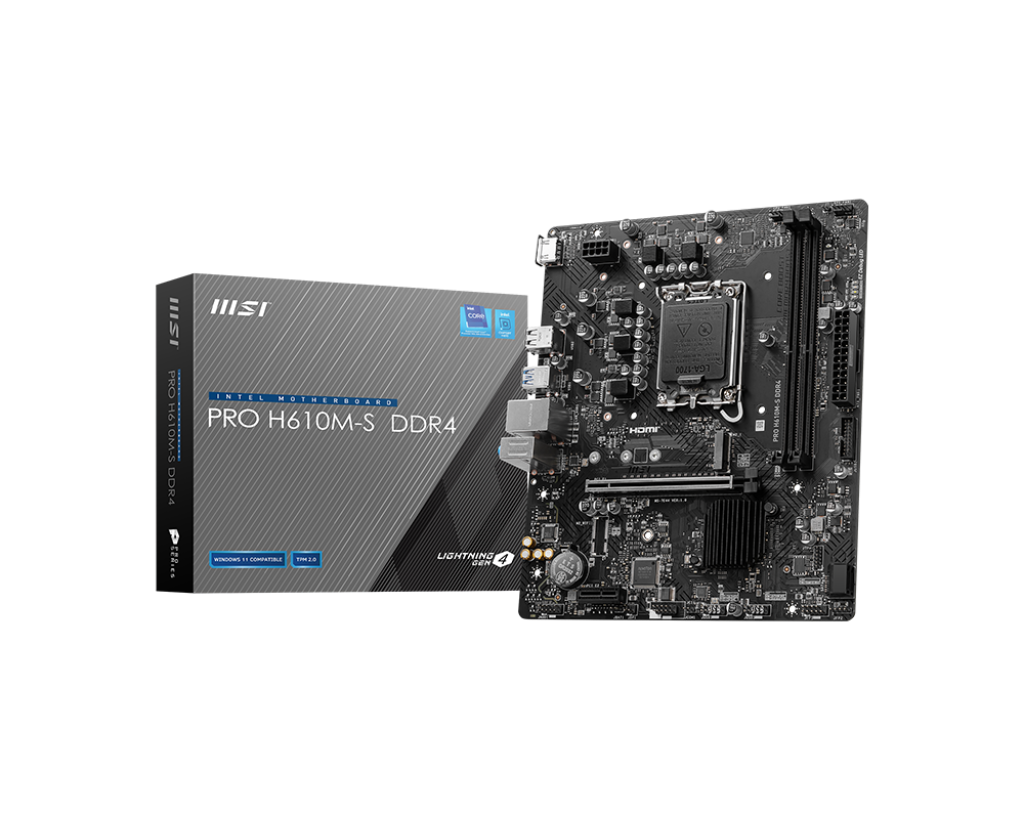 MSI PRO H610M-S WIFI DDR4 Motherboard