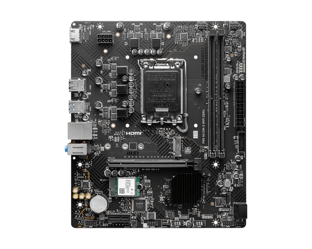 MSI PRO H610M-S WIFI DDR4 Motherboard - Image 2