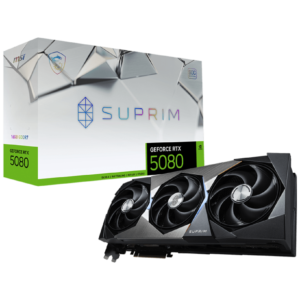 MSI Gaming RTX 5080 16G SUPRIM Liquid SOC Graphics Card