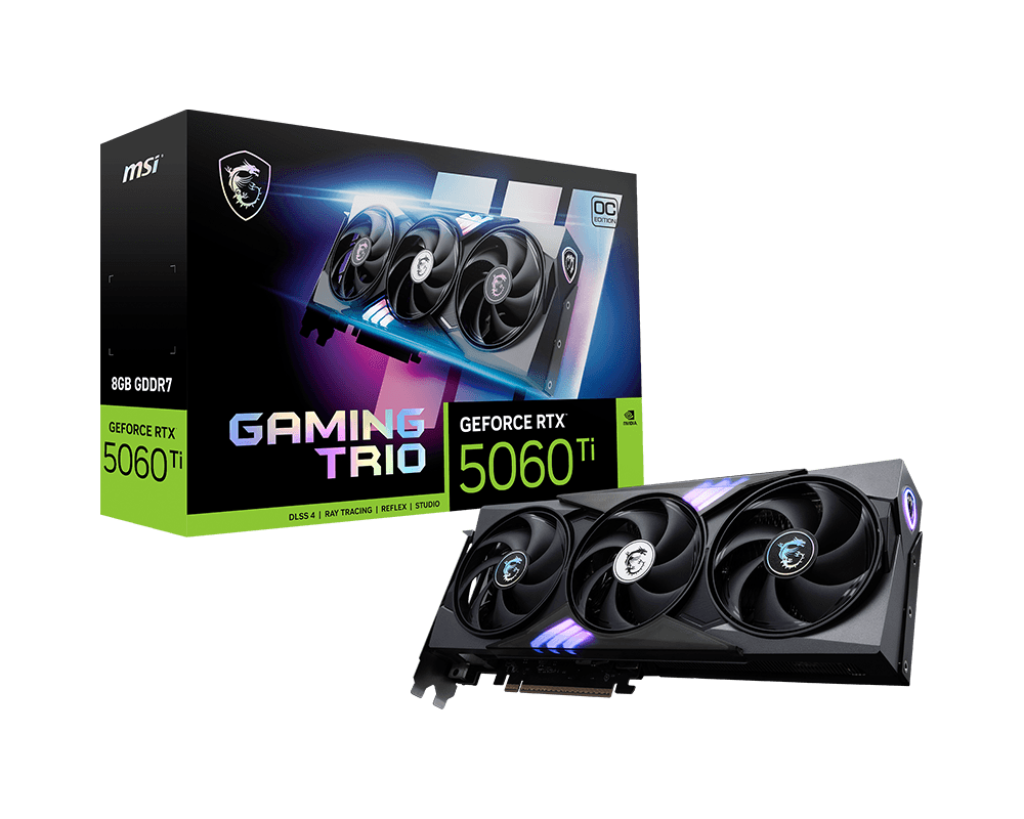 MSI GeForce RTX 5060 Ti 8G Gaming Trio OC Graphic Card