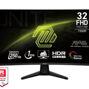 MSI MAG 32C6X 32" FHD VA Panel 250 Hz / 1ms Curved Gaming Monitor