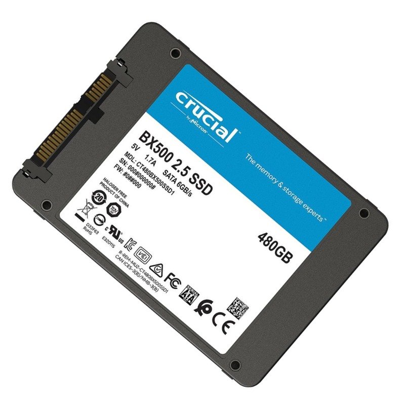 Crucial BX500 480GB 3D NAND SATA 2.5-inch SSD - Image 3