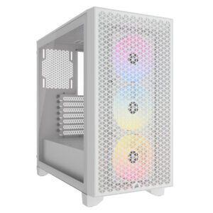 CORSAIR 3000D TG AIRFLOW Mid-Tower PC Case - White