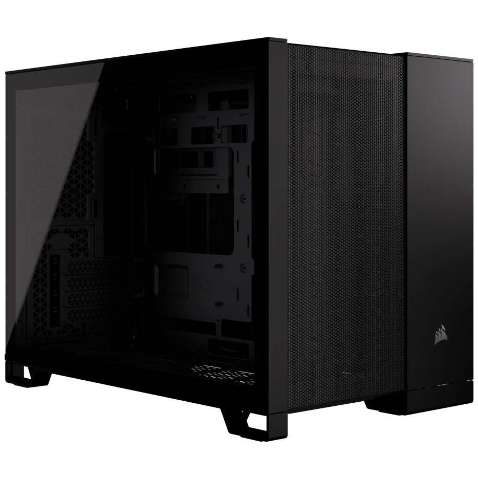CORSAIR 2500D AIRFLOW Mid-Tower Dual Chamber PC Case - Black - Image 3