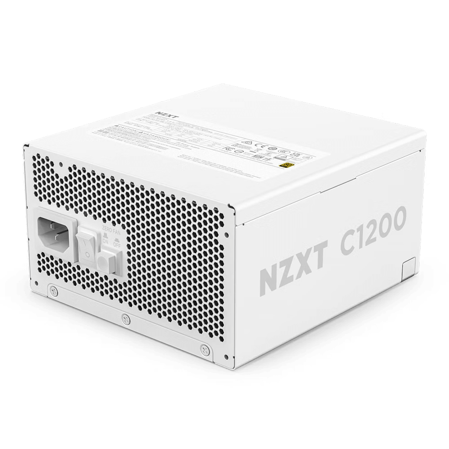 NZXT C1200 Gold 1200 Watts 80 Plus Gold Fully Modula ATX 3.1Gaming Power Supply White