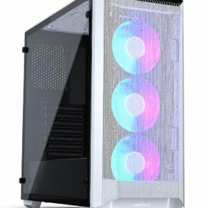 Phanteks Chassis Eclipse P400 Air Mid Tower Case, TG DRGB, Glacier White