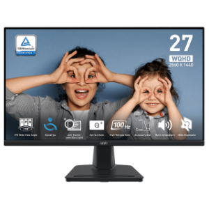 MSI PRO MP275Q 27"2K WQHD IPS Panel 100Hz Built-in Speakers Professional Monitor
