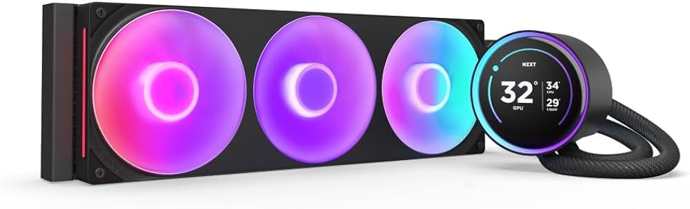 NZXT Kraken Elite 360 RGB 360mm AIO Liquid Cooler Black