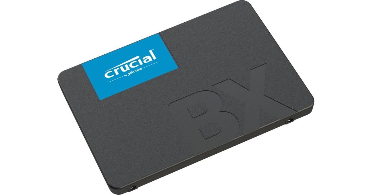 Crucial BX500 500GB 2.5-inch SATA 3D NAND Internal SSD