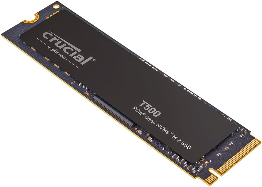 Crucial T500 4TB PCIe Gen4 NVMe M.2 SSD with heatsink - Image 2