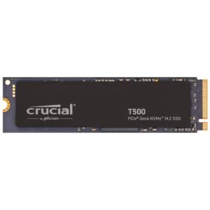 Crucial T500 500GB Gen4 NVMe M.2 Internal Gaming SSD