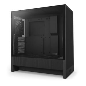 NZXT H5 Flow (2024) Compact ATX Mid-Tower PC Gaming Case Black