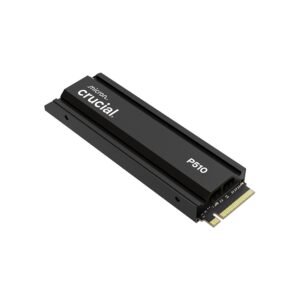 Crucial P510 2TB PCIe Gen5 NVMe 2280 M.2 SSD with heatsink