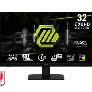 MSI MAG 322UPF 32" UHD Rapid IPS Panel 160 Hz/1ms Gaming Monitor