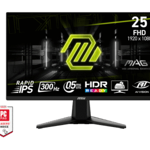 MSI MAG 255PXF 25" FHD Rapid IPS Panel 300Hz / 0.5ms Gaming Monitor