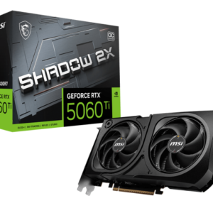 MSI GeForce RTX 5060 Ti 16G SHADOW 2X OC PLUS Graphic Card