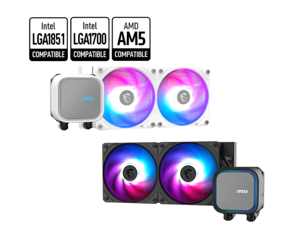 MSI MAG CORELIQUID A13 240 AIO CPU Liquid Cooler