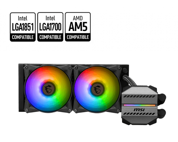 MSI MAG CORELIQUID M240 240mm AIO CPU Liquid Cooler