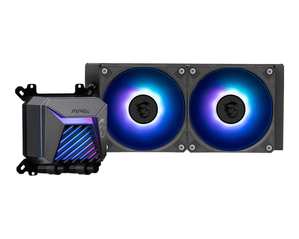 MSI MAG CORELIQUID A15 240 240mm AIO ARGB CPU Liquid Cooler - Image 3