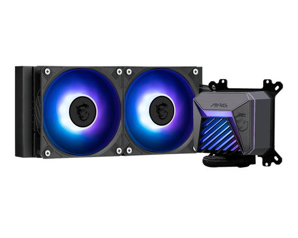 MSI MAG CORELIQUID A15 240 240mm AIO ARGB CPU Liquid Cooler - Image 4