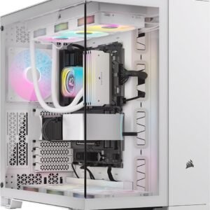 CORSAIR 3500X ARGB Mid-Tower PC Case - White