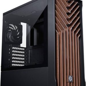 Phanteks Chassis M.G. Neo Air 2 Midtower Case 4x120mm Black Fan Black, Wood Texture