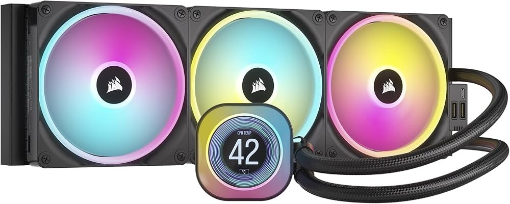 CORSAIR iCUE Link H170i LCD 420mm AIO Liquid CPU Cooler