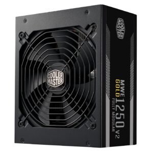 Cooler Master MWE 1250 Gold V2 1250W 80 Plus Gold Certified Fully Modular ATX 3.1 Power Supply