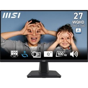 MSI PRO MP275Q 27"2K WQHD IPS Panel 100Hz Built-in Speakers Professional Monitor