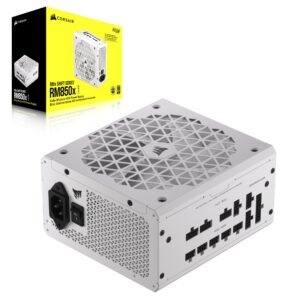 Corsair RM850X Swift White 850 Watt 80 PLUS(R) Gold Certified Fully Modular Power Supply