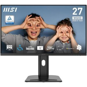 MSI PRO MP273QW E2 27" WQHD IPS Panel 100 Hz Built-in Speakers Professional Monitor White