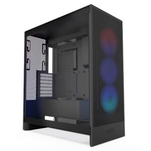 NZXT Chassis H7 Flow (2024) Mid-Tower ATX Case - All Black