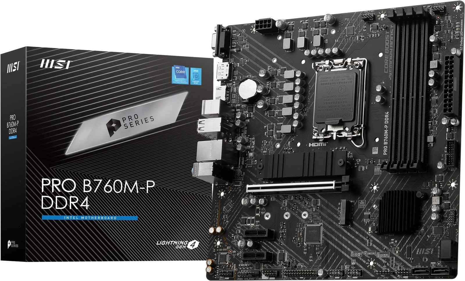 MSI PRO B760M-P DDR4 Motherboard