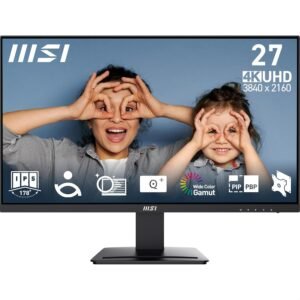 MSI PRO MP273U 27" 4K UHD IPS Panel 100Hz Professional Productivity Monitor
