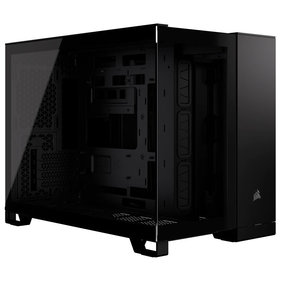 CORSAIR 2500X Mid-Tower Dual Chamber PC Case - Black - Image 2