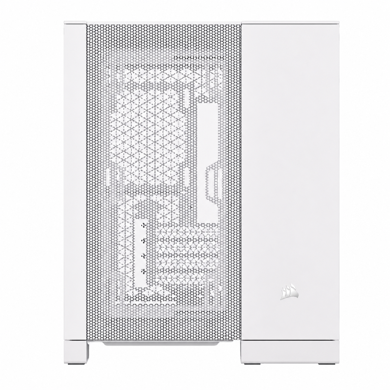 CORSAIR 2500D AIRFLOW Mid-Tower Dual Chamber PC Case - White - Image 3